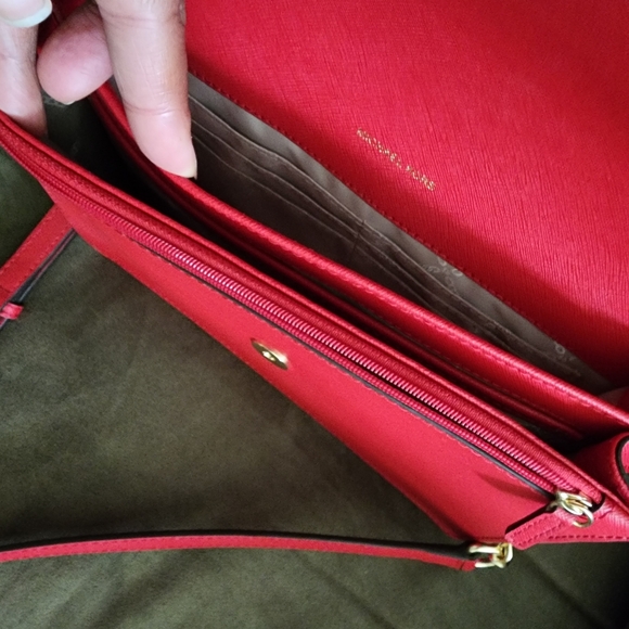 Red Michael Kors Crossbody - Picture 8 of 10